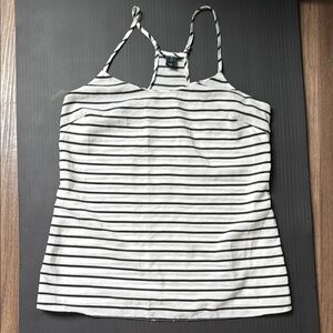JCrew Striped Black and White Women's Top